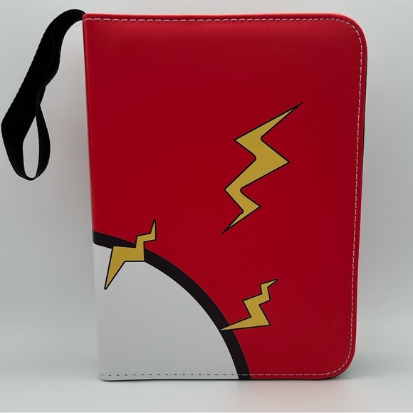 Pokemon 4-Slot Trading Card Binder with Zipper & Wrist Strap - Picture 1 of 4